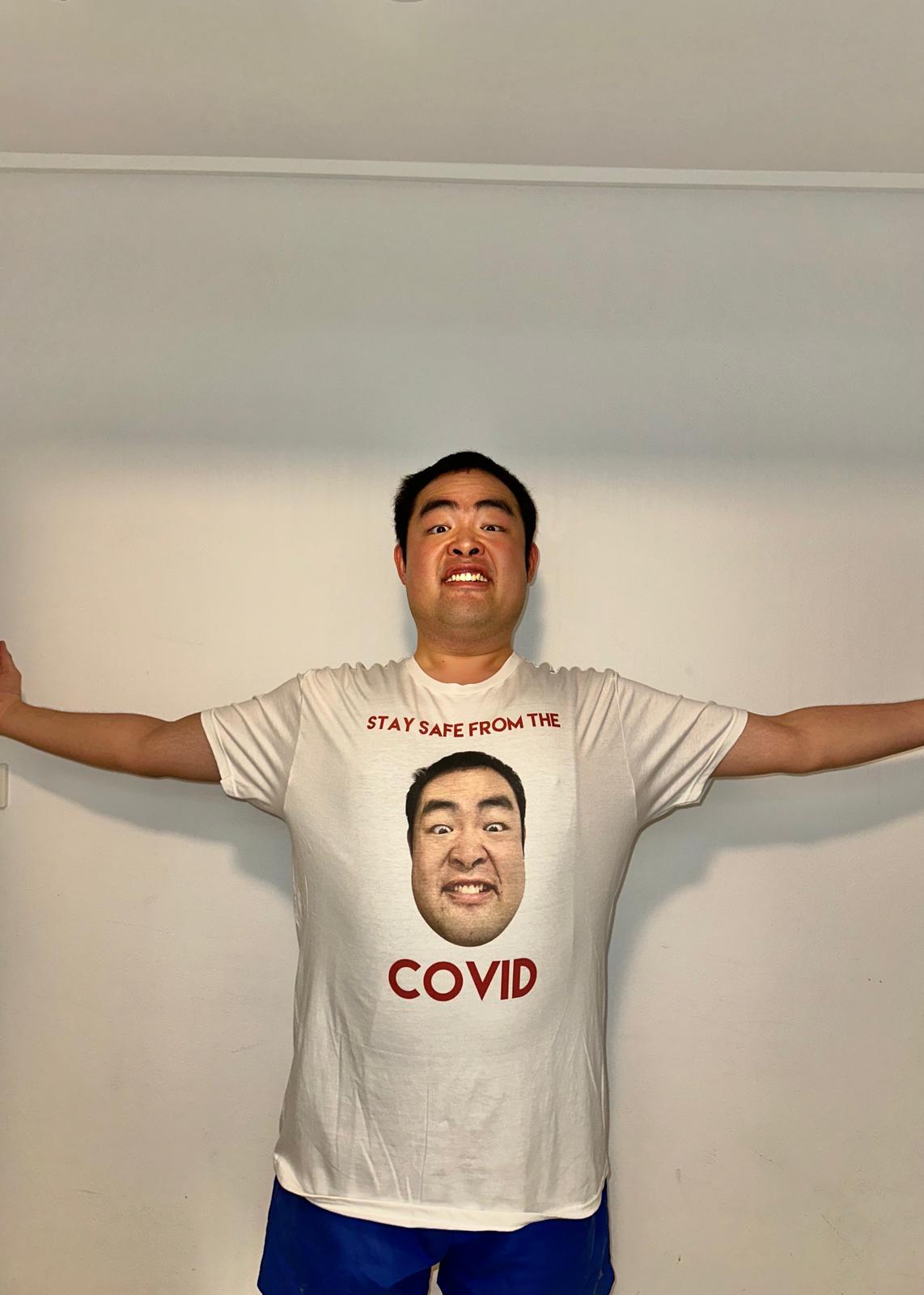 T-Shirt 'Stay Safe from the Covid