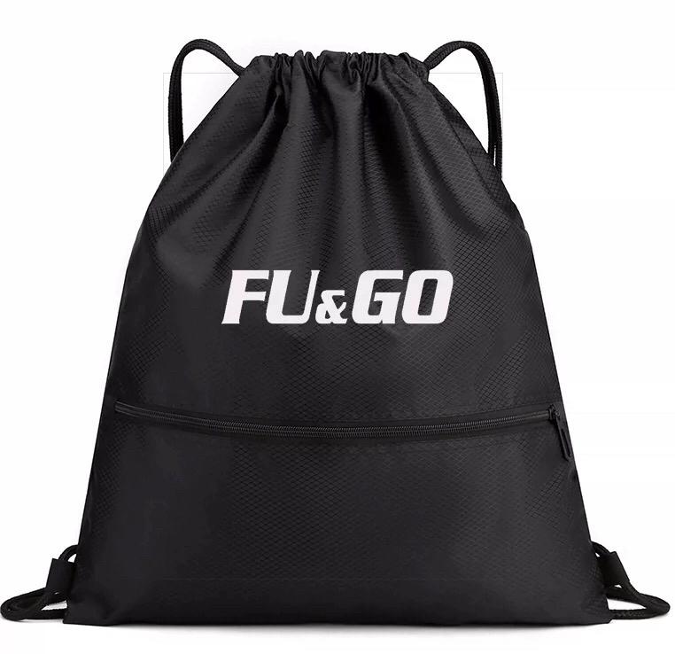 Backpack - Drawstring - Black