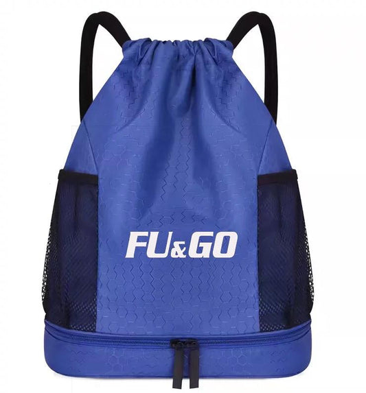 Backpack - Drawstrings - Blue